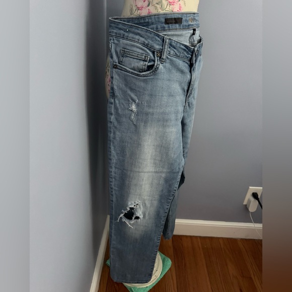 Kut from the Kloth Light Blue Boyfriend Jeans - Picture 2 of 10